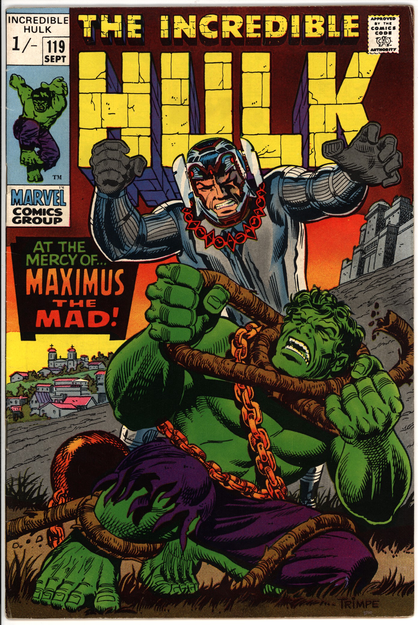 Incredible Hulk 119 (FN 6.0) pence