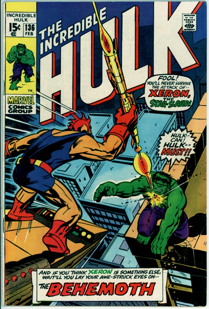 Incredible Hulk 136 (VG/FN 5.0)