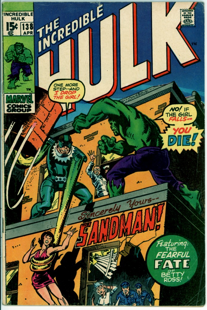 Incredible Hulk 138 (VG 4.0)