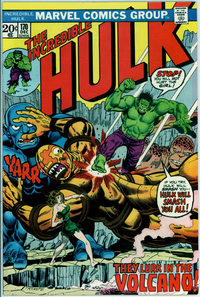 Incredible Hulk 170 (VG+ 4.5)