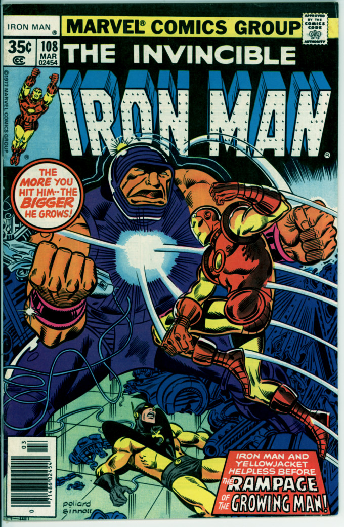 Iron Man 108 (VG+ 4.5)