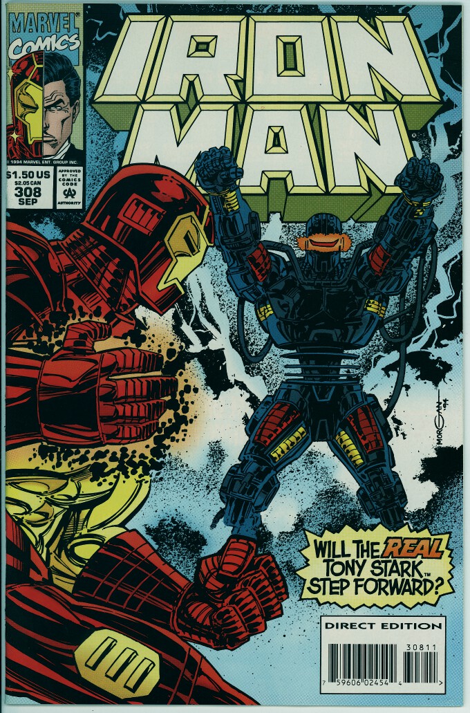 Iron Man 308 (VF+ 8.5)