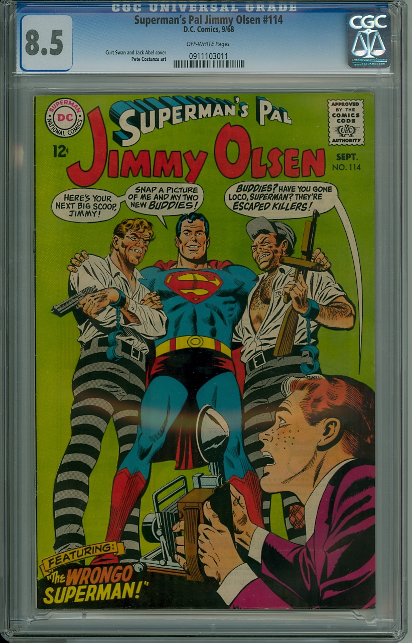 Jimmy Olsen 114 (CGC 8.5)