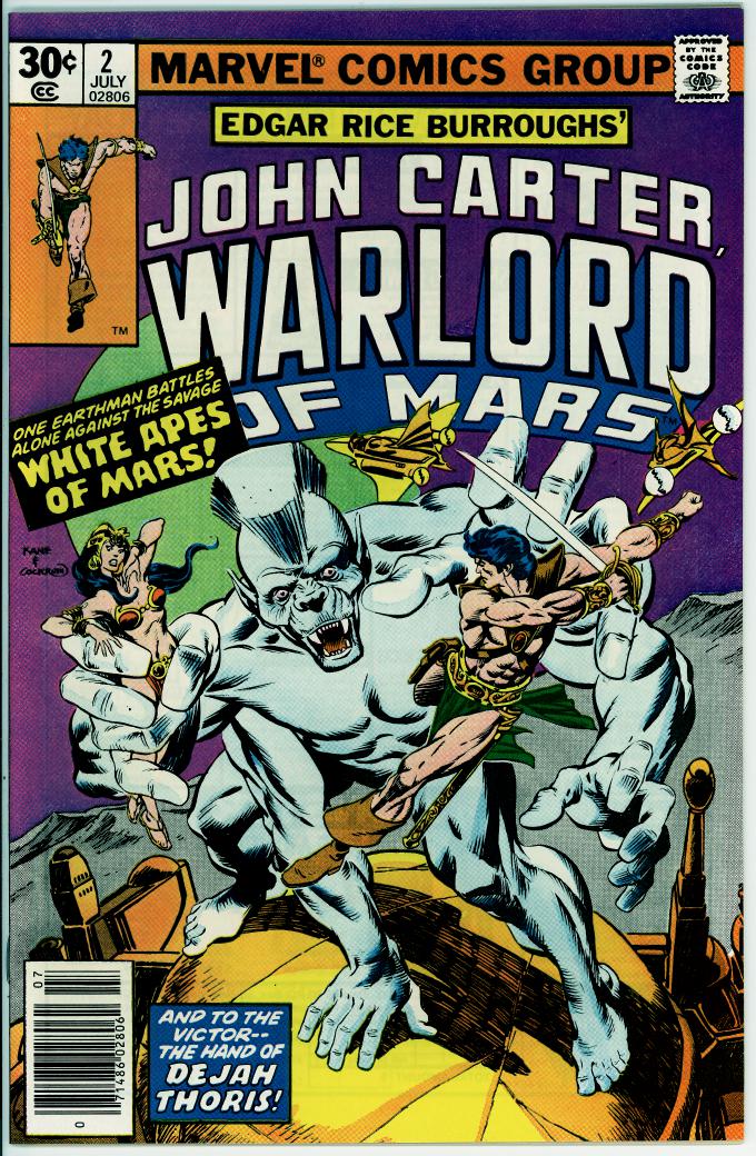 John Carter, Warlord of Wars 2 (NM- 9.2)