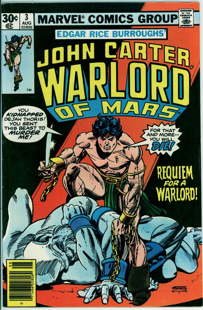 John Carter, Warlord of Wars 3 (VG/FN 5.0)