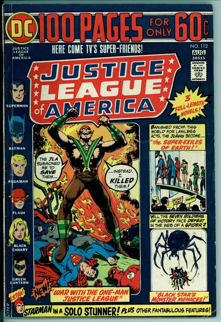 Justice League of America 112 (VG+ 4.5)