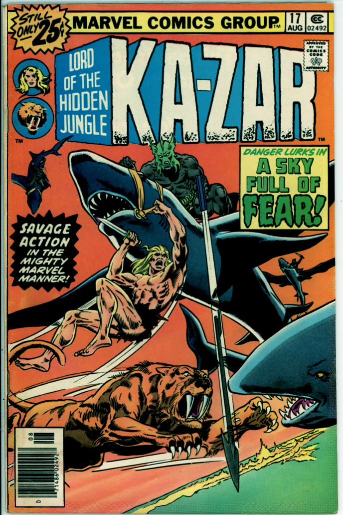 Ka-Zar, Lord of the Hidden Jungle 17 (VG+ 4.5)