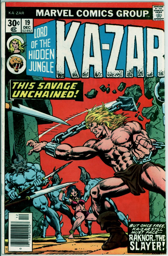 Ka-Zar, Lord of the Hidden Jungle 19 (FN/VF 7.0)