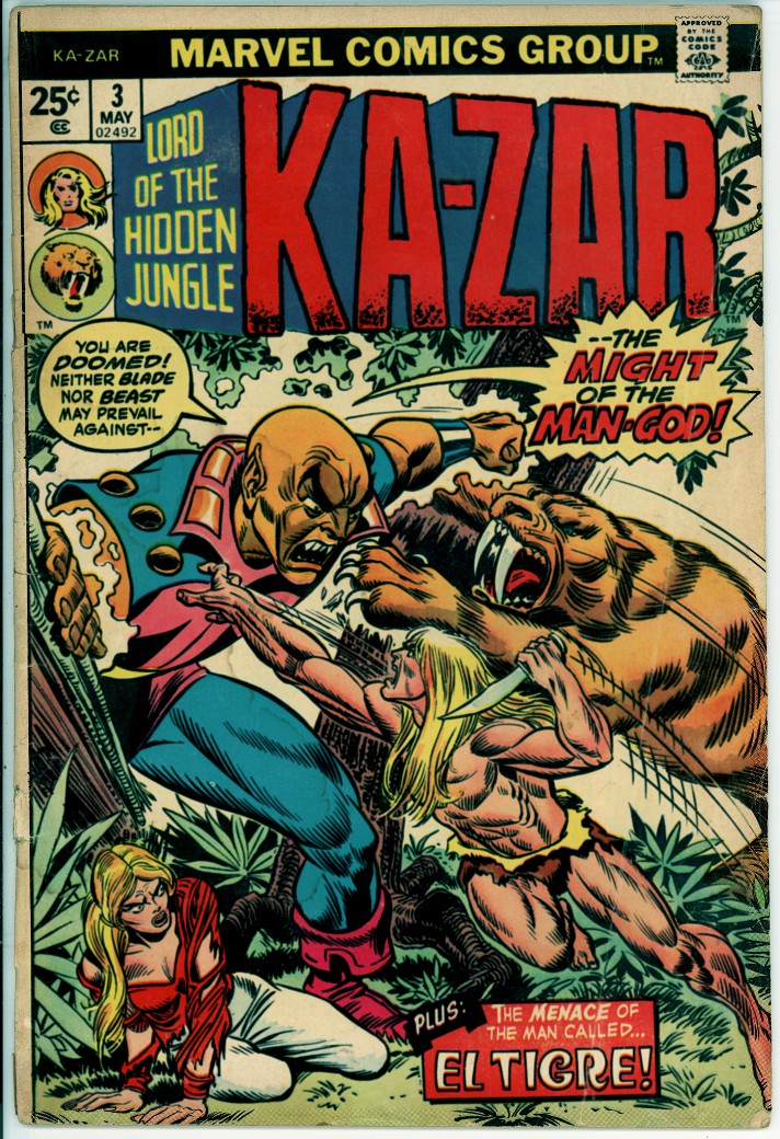 Ka-Zar, Lord of the Hidden Jungle 3 (G 2.0)