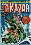 Ka-Zar, Lord of the Hidden Jungle 6 (FN+ 6.5) pence