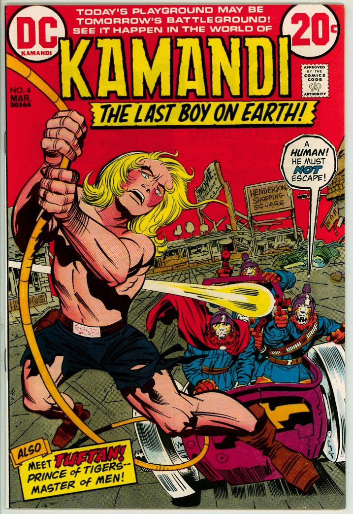 Kamandi, the Last Boy on Earth 4 (VF/NM 9.0)