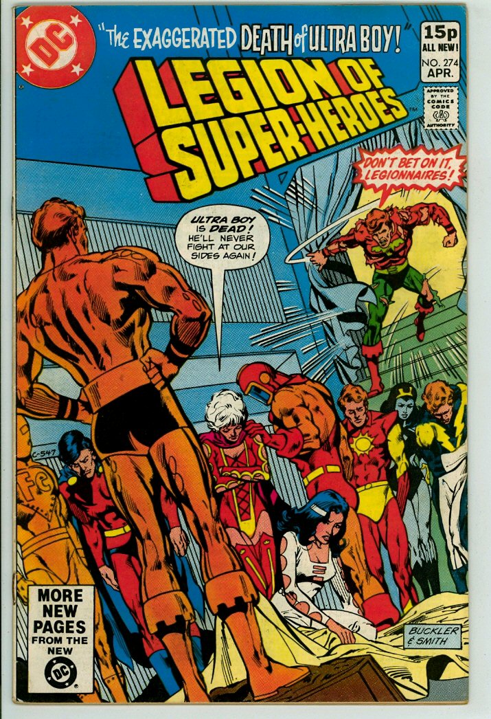 Legion of Super-Heroes 274 (VG+ 4.5) pence