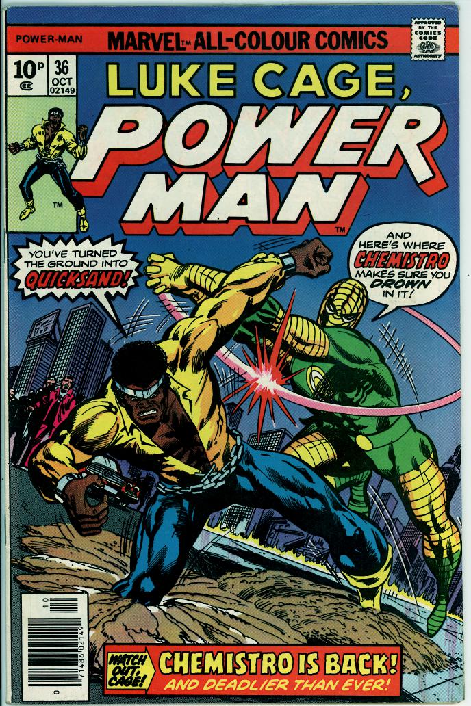 Luke Cage, Power Man 36 (VG/FN 5.0) pence