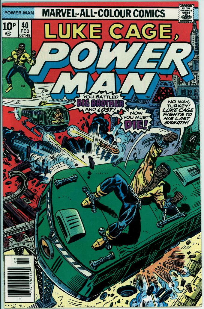 Luke Cage, Power Man 40 (FN- 5.5) pence