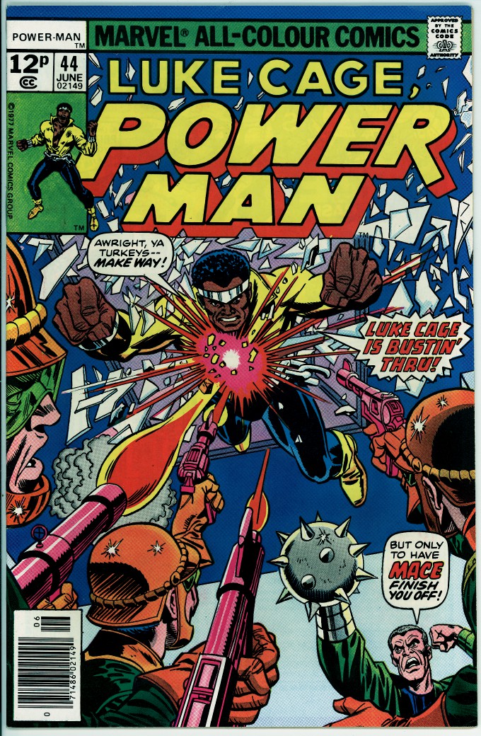 Luke Cage, Power Man 44 (VF- 7.5) pence