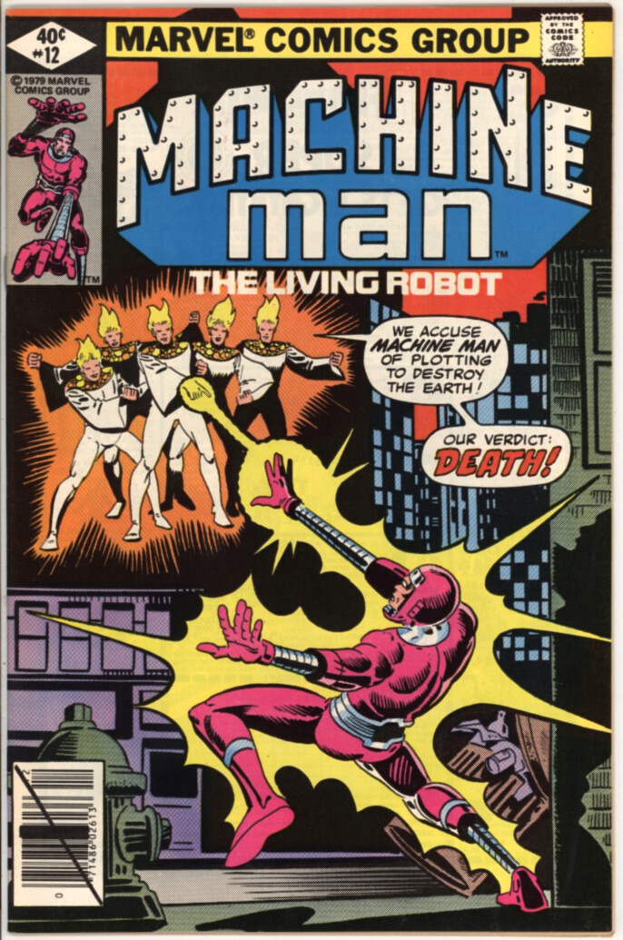 Machine Man 12 (VF+ 8.5) 