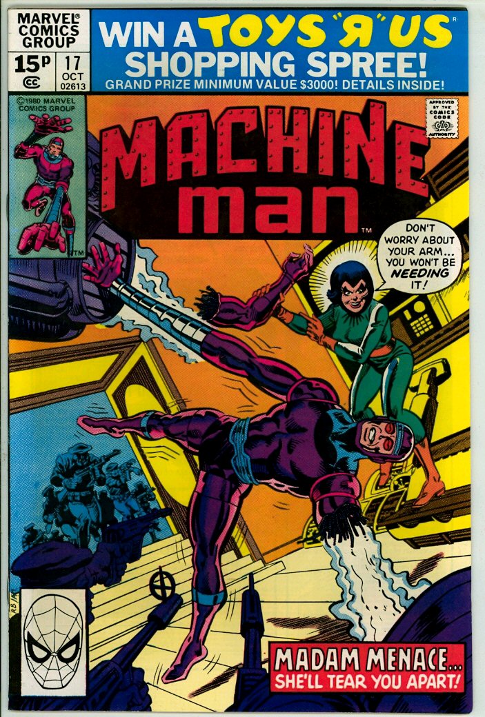 Machine Man 17 (FN+ 6.5) pence