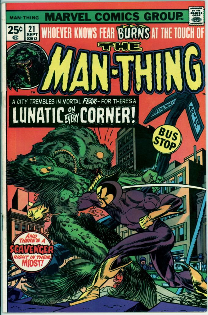 Man-Thing 21 (VG+ 4.5)
