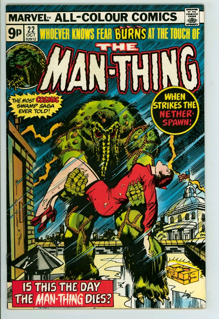 Man-Thing 22 (FN+ 6.5) pence