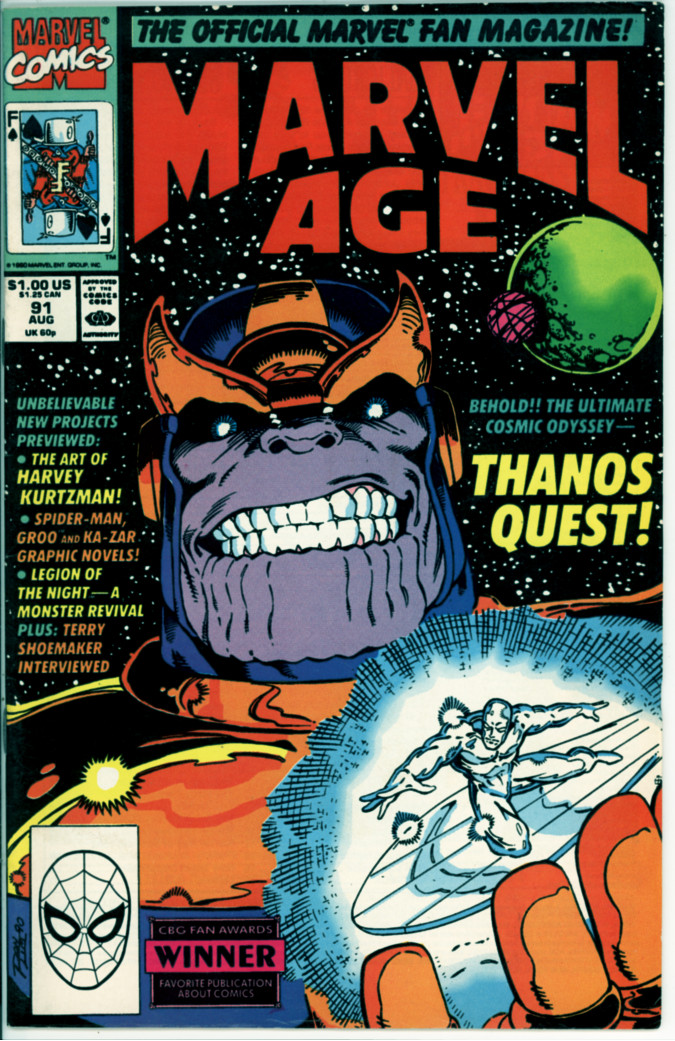 Marvel Age 91 (VG+ 4.5)