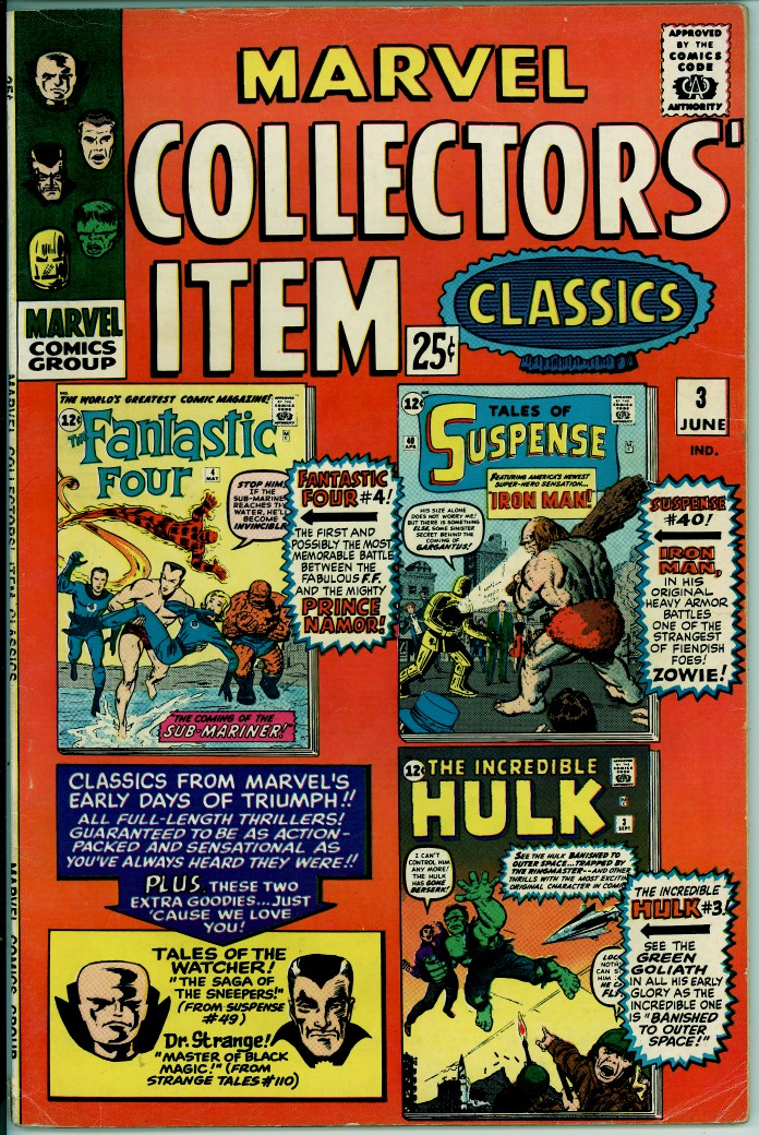 Marvel Collectors' Item Classics 3 (VG+ 4.5)