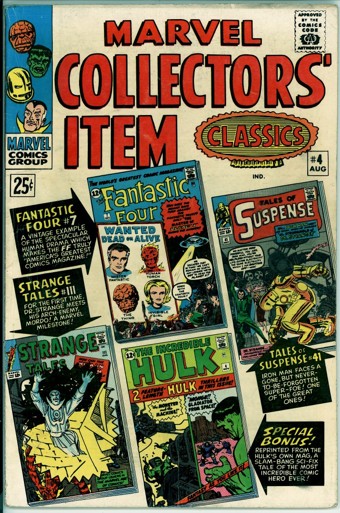 Marvel Collectors' Item Classics 4 (VG 4.0)