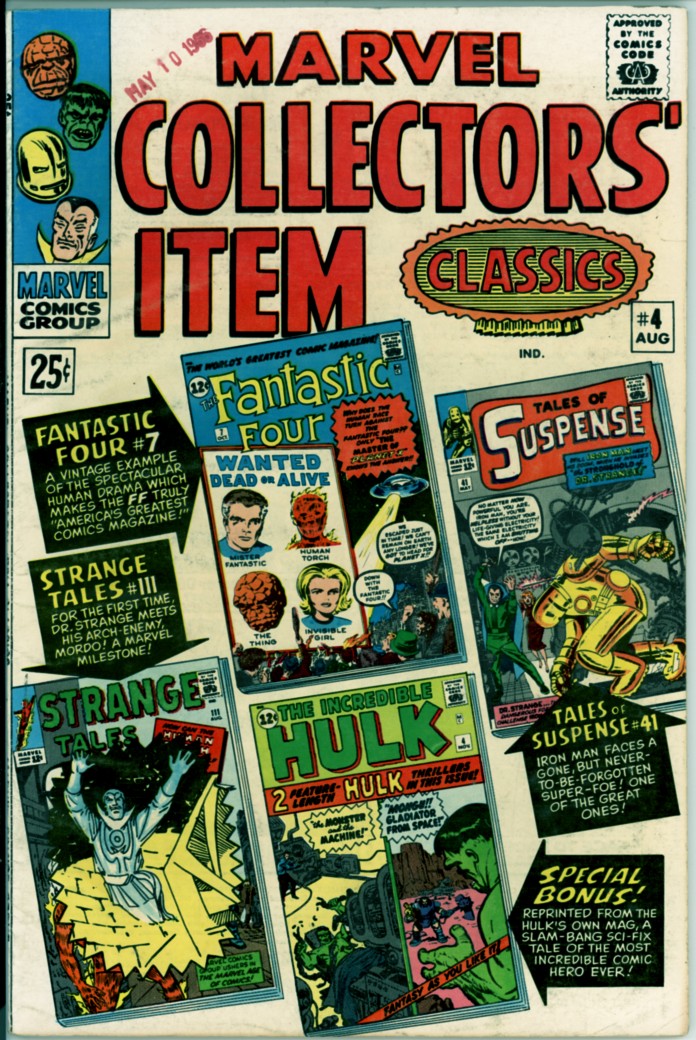 Marvel Collectors' Item Classics 4 (FN- 5.5)