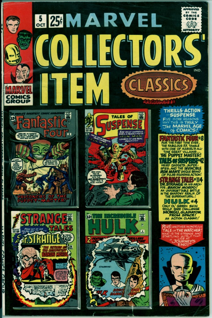 Marvel Collectors' Item Classics 5 (VG+ 4.5)