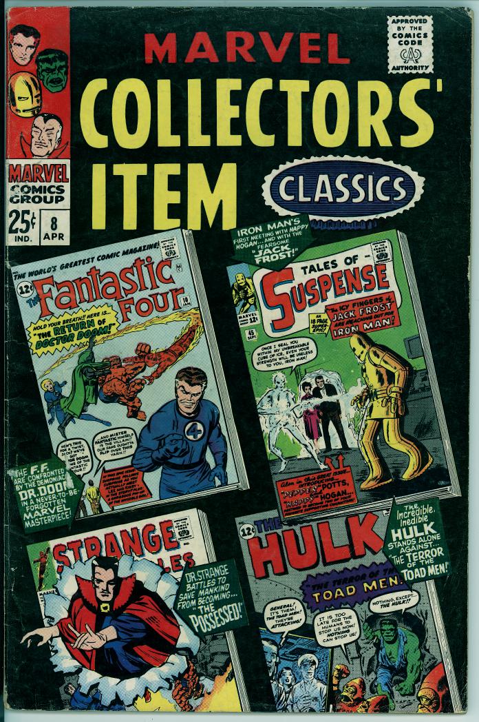Marvel Collectors' Item Classics 8 (VG+ 4.5)