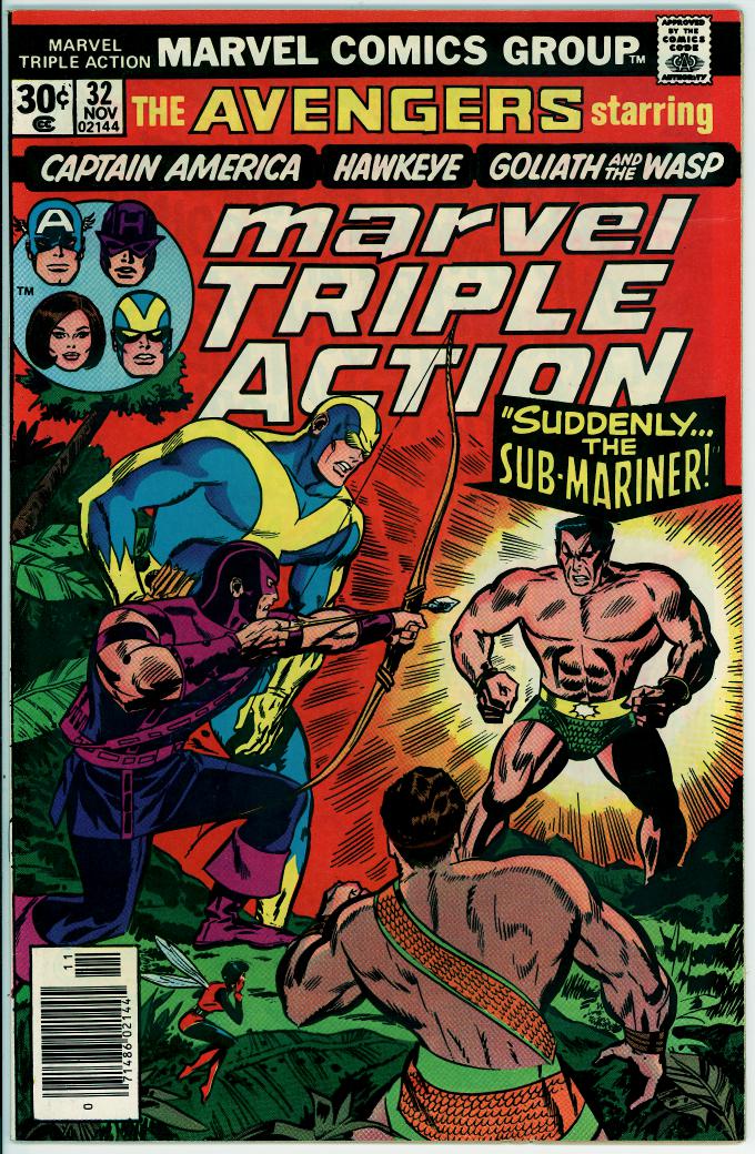 Marvel Triple Action 32 (VF- 7.5)