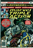 Marvel Triple Action 33 (FN+ 6.5) **Mark Jewelers insert**