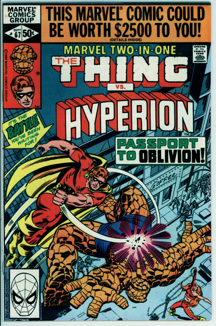 Marvel Two-in-One 67 (FN+ 6.5)