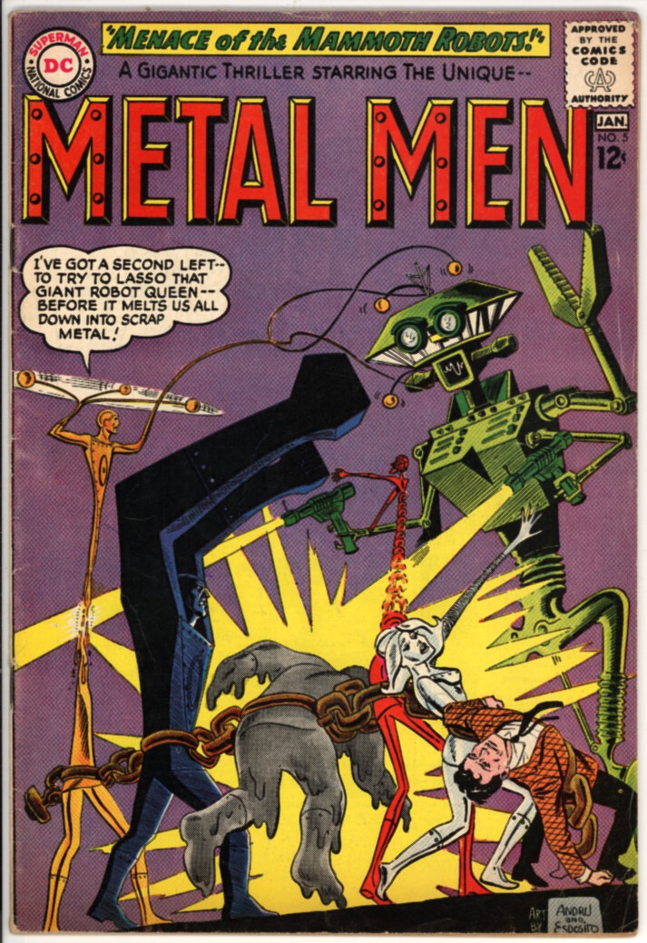 Metal Men 5 (VG+ 4.5)