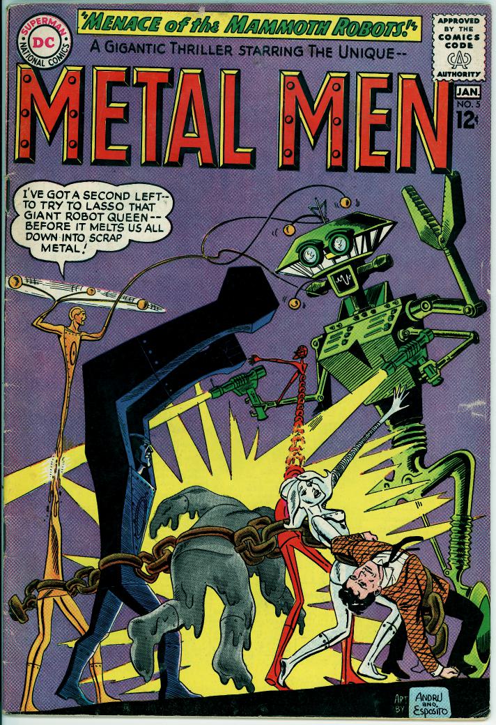 Metal Men 5 (VG- 3.5)