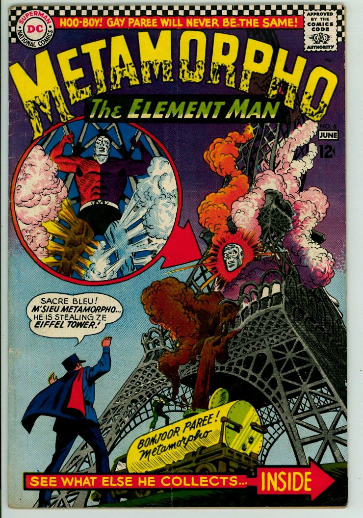 Metamorpho, the Element Man 6 (G/VG 3.0)