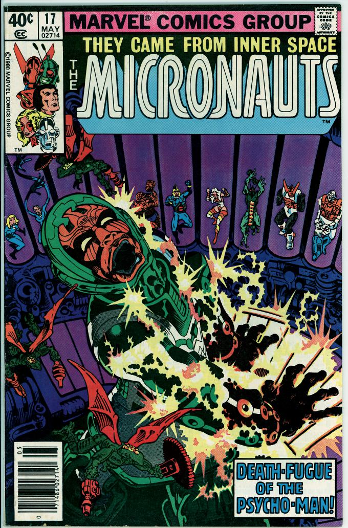 Micronauts 17 (VG+ 4.5)