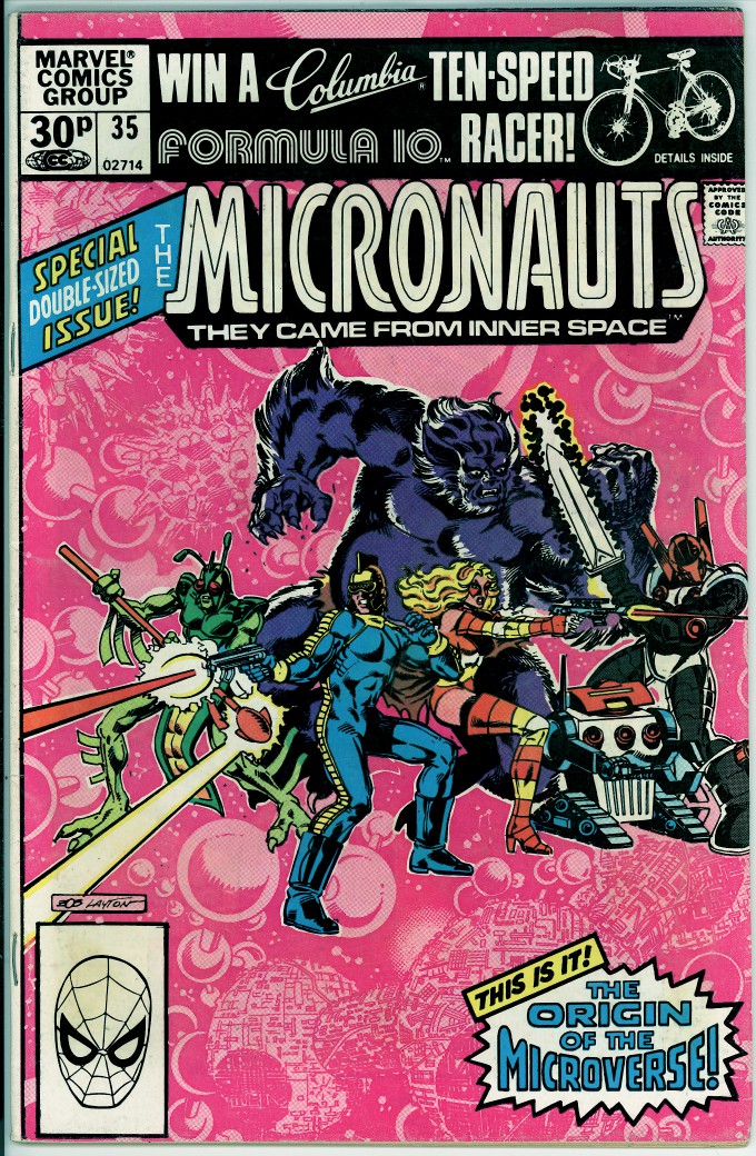 Micronauts 35 (VG/FN 5.0) pence