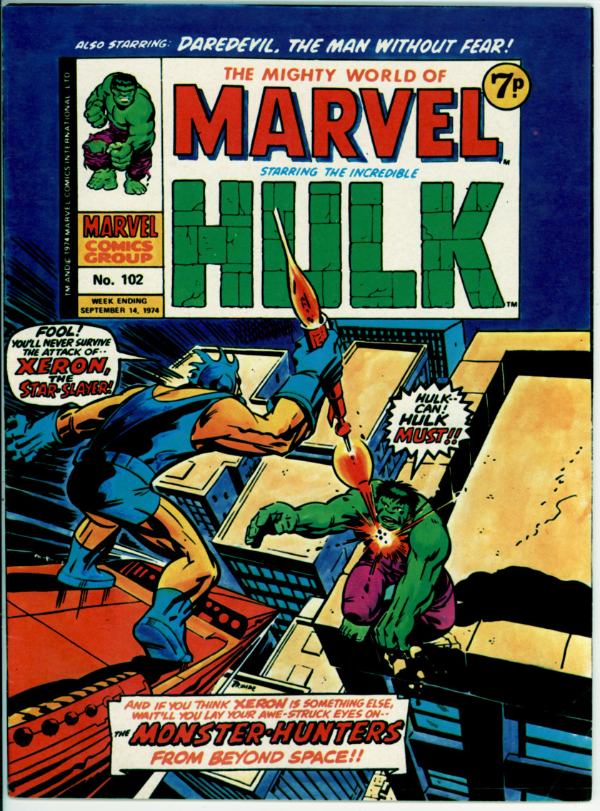 Mighty World of Marvel 102 (G/VG 3.0)