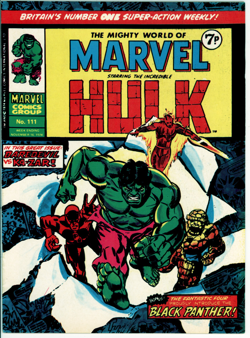 Mighty World of Marvel 111 (FN+ 6.5)