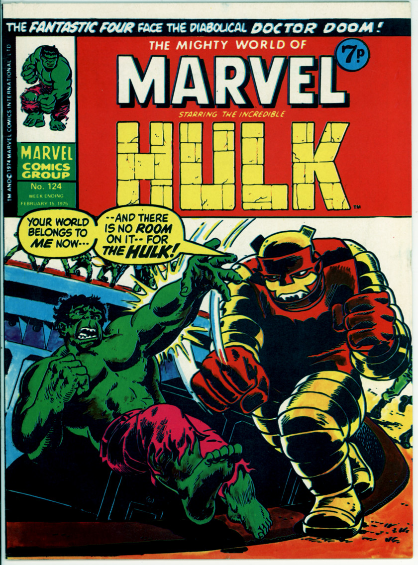 Mighty World of Marvel 124 (FN- 5.5)