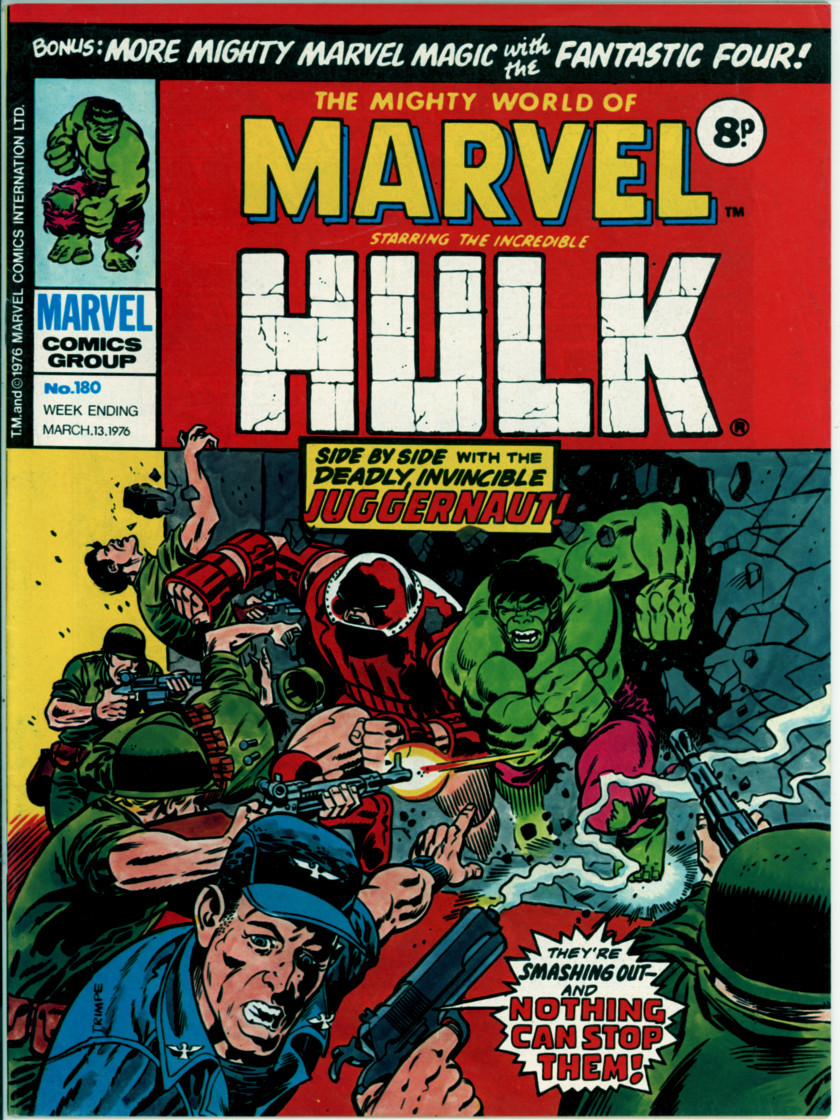 Mighty World of Marvel 180 (FN+ 6.5)