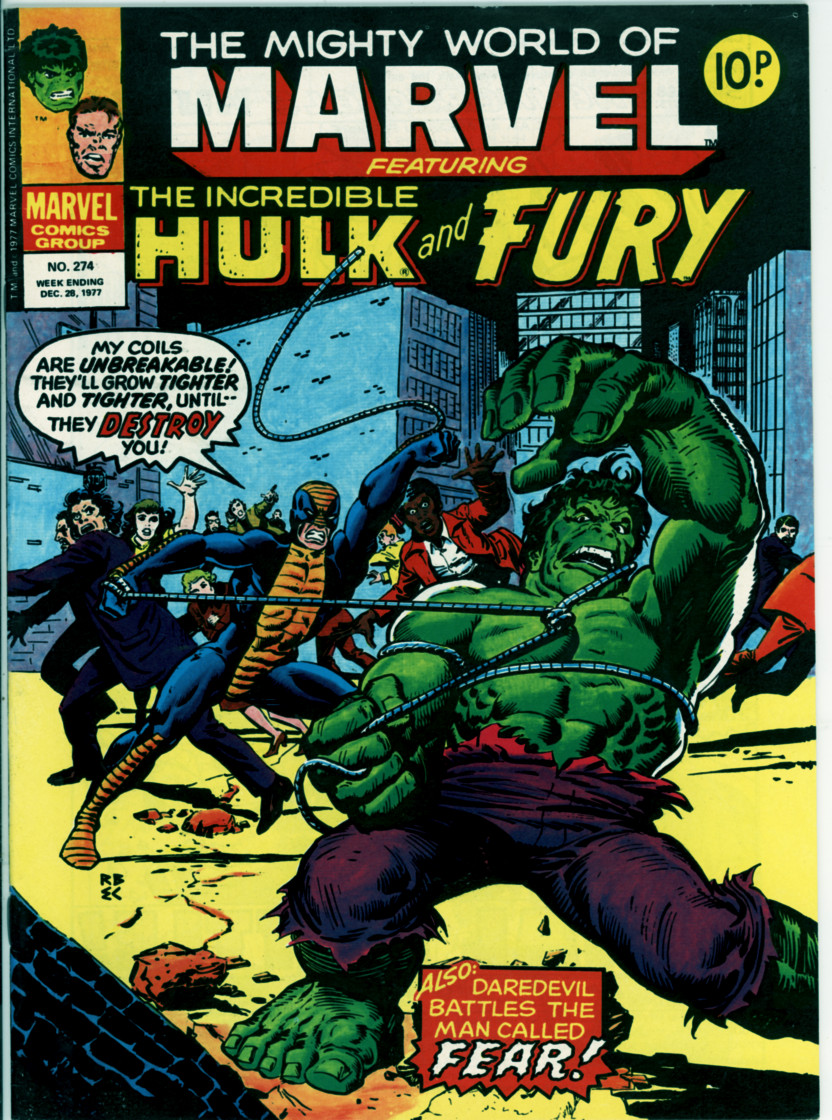 Mighty World of Marvel 274 (FN+ 6.5)