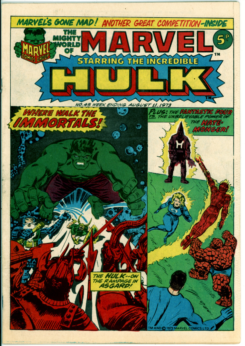 Mighty World of Marvel 45 (VF- 7.5)