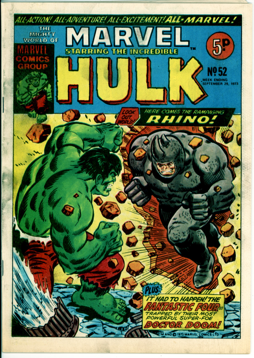 Mighty World of Marvel 52 (FN+ 6.5)