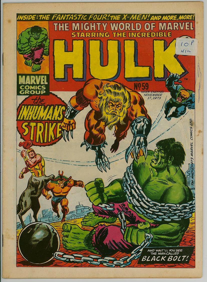 Mighty World of Marvel 59 (VG 4.0)