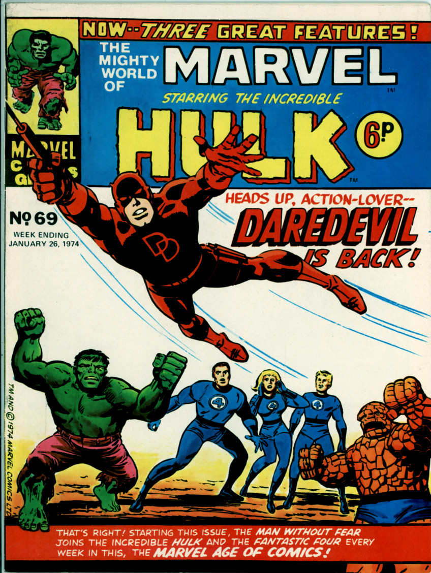 Mighty World of Marvel 69 (FN+ 6.5)