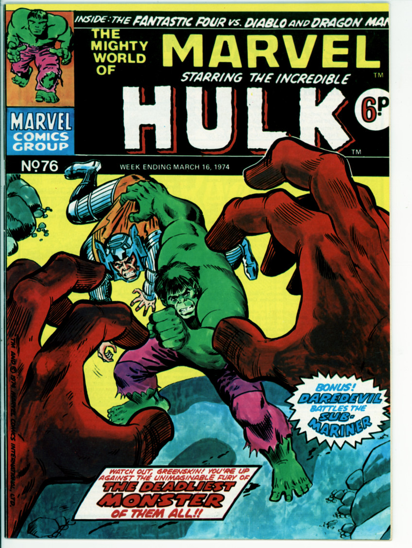 Mighty World of Marvel 76 (FN- 5.5)