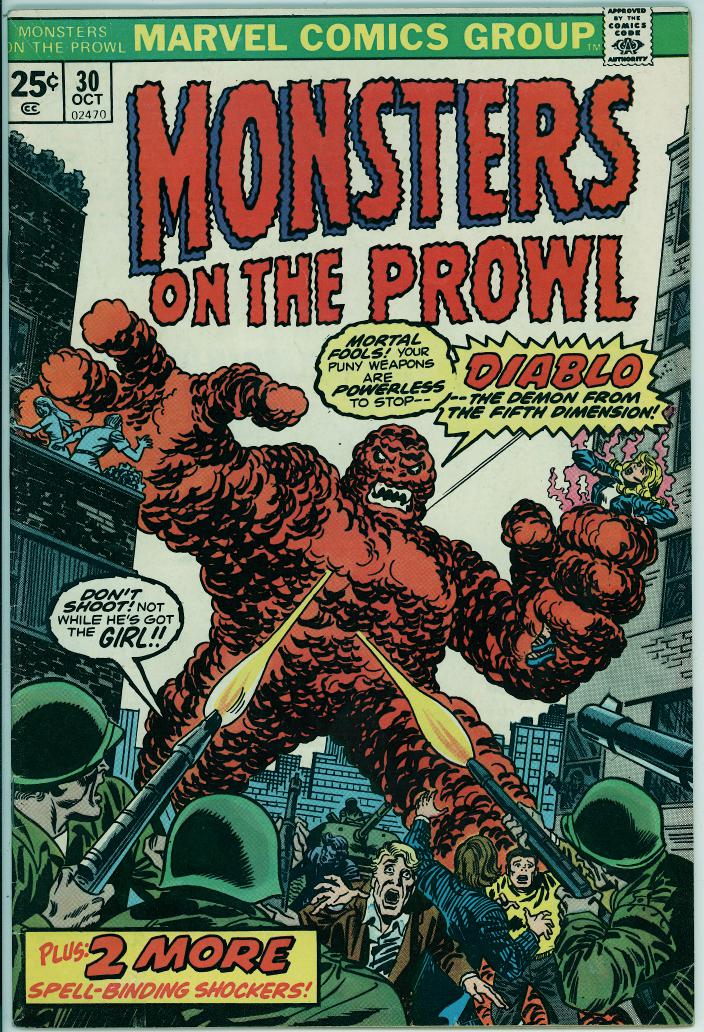 Monsters on the Prowl 30 (VG/FN 5.0)