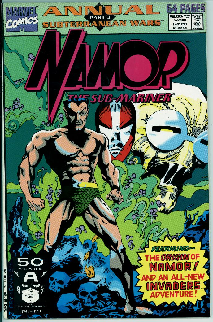 Namor, The Sub-Mariner Annual 1 (VF- 7.5)