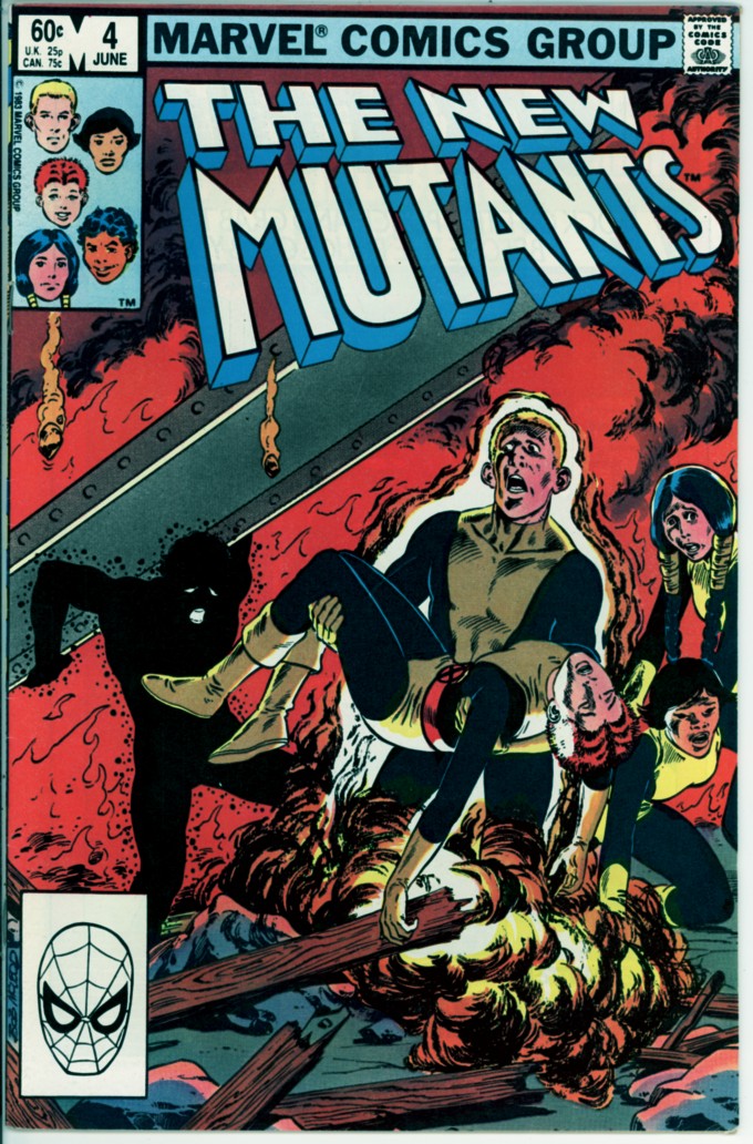 New Mutants 4 (FN/VF 7.0)